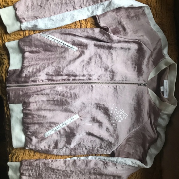 Spiritual gangster pink bomber jacket sz small! - Picture 2 of 6